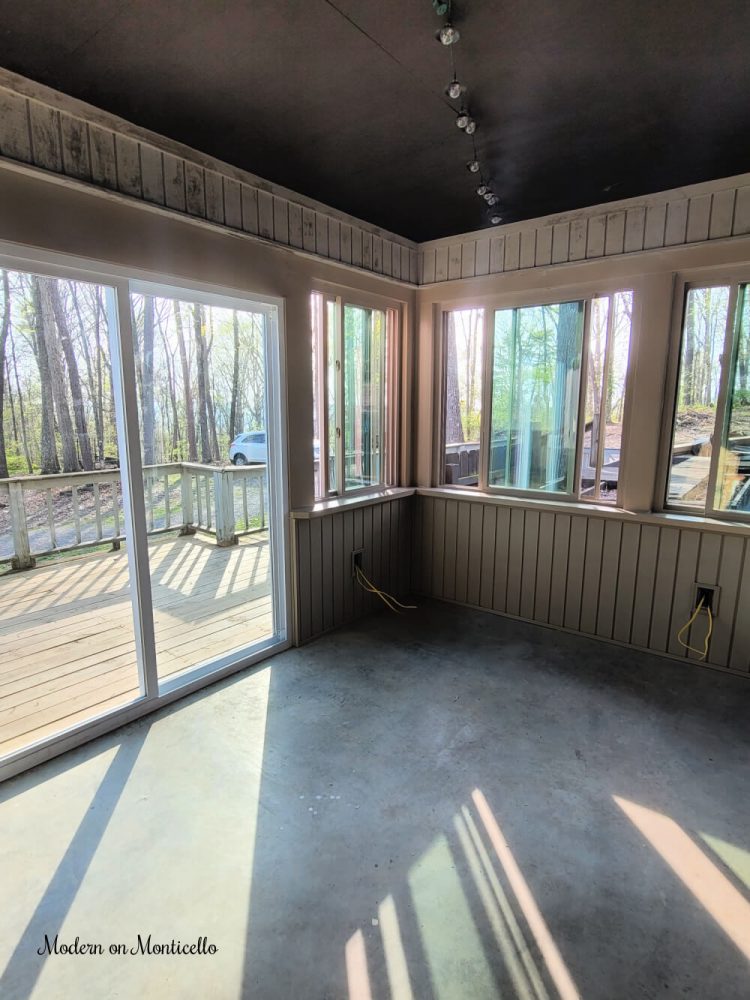sliding door wall