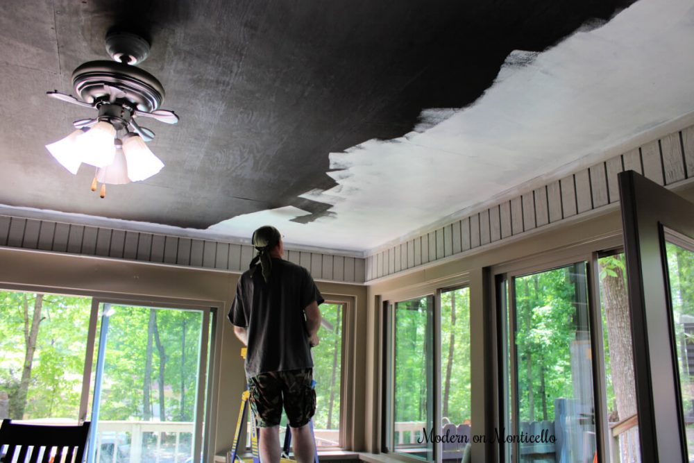 painting the ceiling