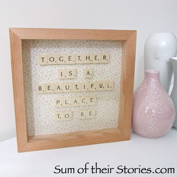 scrabble tile art