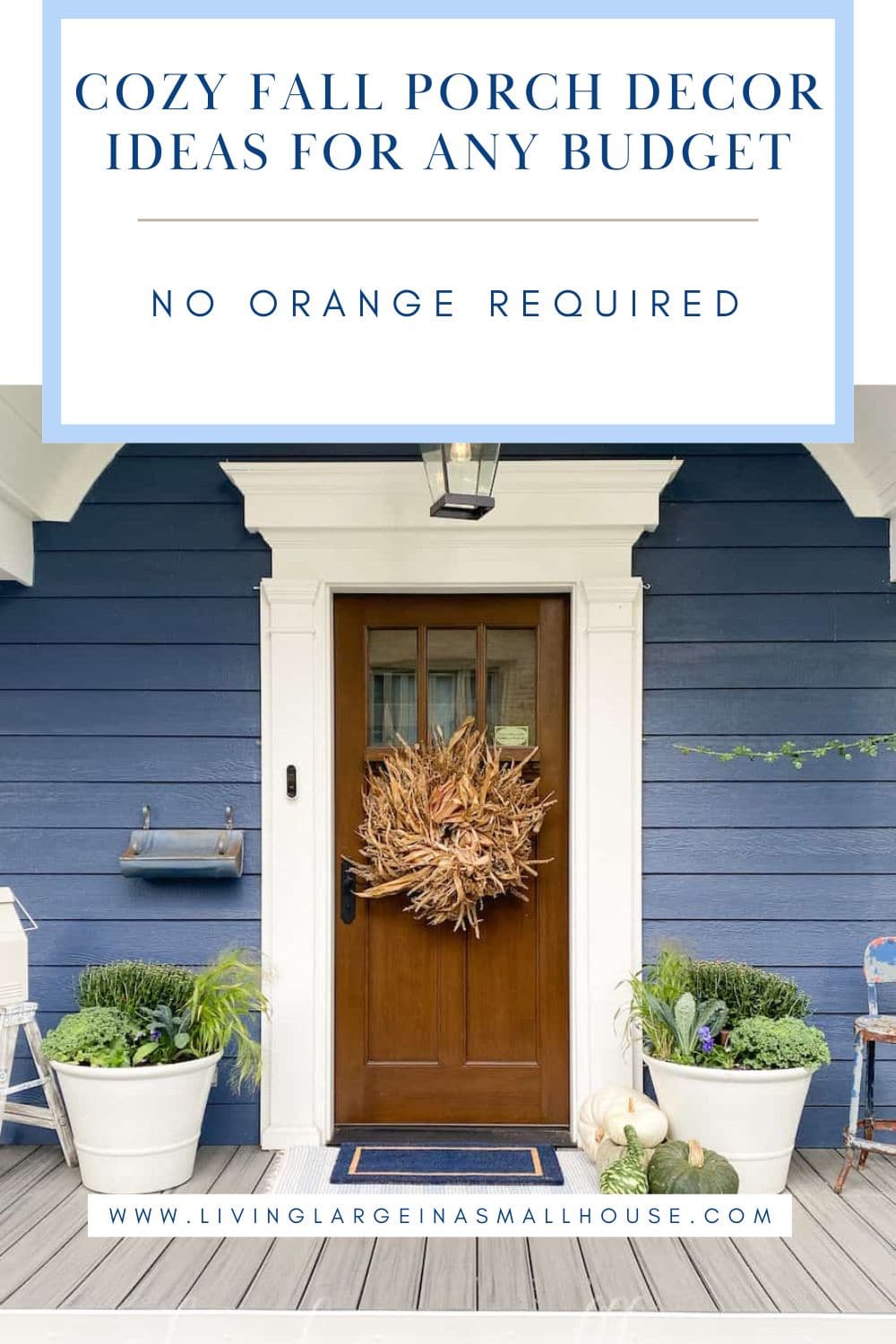 fall porch decor