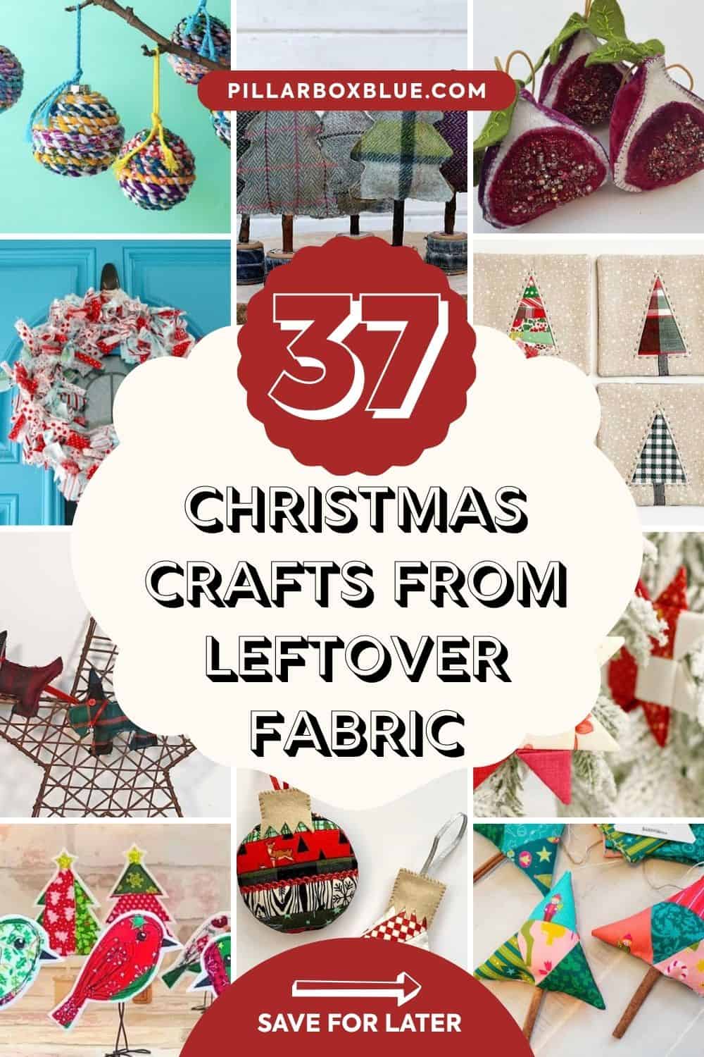 christmas crafts from leftover fabric